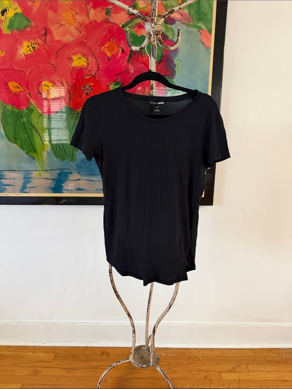Madewell Black Crewneck Short Sleeve Tee